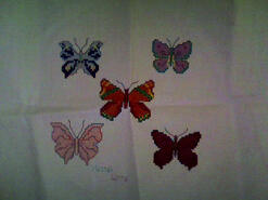 Cross stitch square for Hope W's quilt