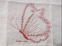 Cross stitch square for Hope W's quilt