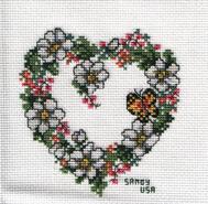 Cross stitch square for Natasha F's quilt