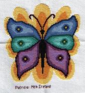 Cross stitch square for Natasha F's quilt