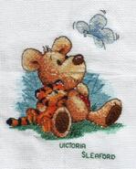Cross stitch square for Natasha F's quilt