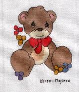 Cross stitch square for Tilly Lucy's quilt