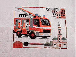 Cross stitch square for Jake F's quilt
