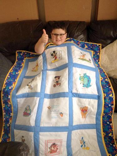 Photo of Mason Fs quilt