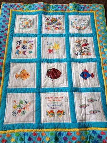 Photo of Travis Gs quilt