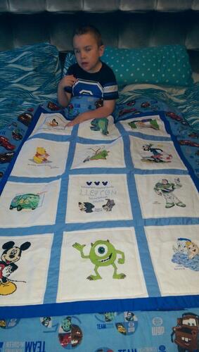 Photo of Lleyton Cs quilt