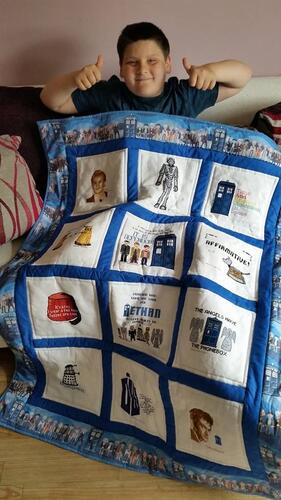 Photo of Ethan Gs quilt