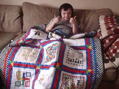 Photo of Tom Hs quilt