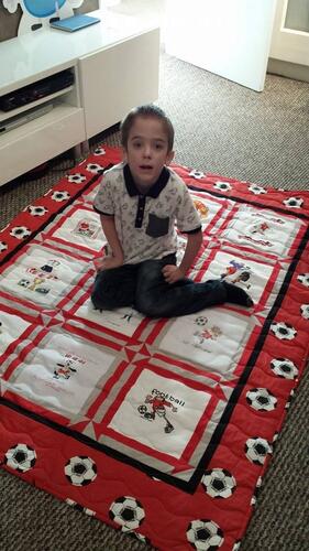 Photo of Ben Bs quilt