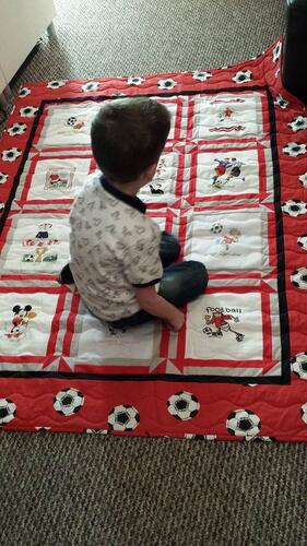 Photo of Ben Bs quilt