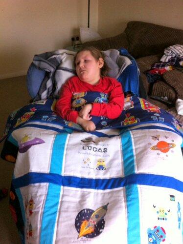 Photo of Lucas Ks quilt
