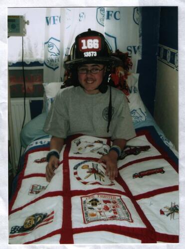 Photo of Jon Paul Os quilt