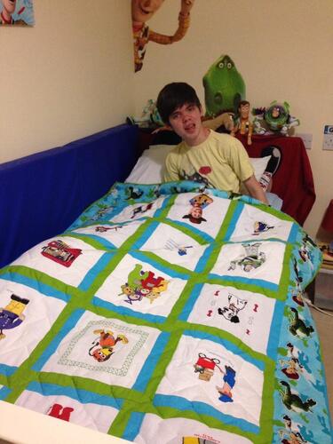 Photo of George Ds quilt