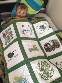 Photo of Ryan Hs quilt