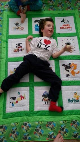 Photo of John William Bs quilt