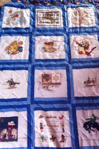 Photo of Jaiden Js quilt