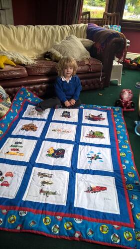 Photo of Eric As quilt