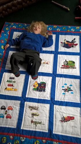 Photo of Eric As quilt