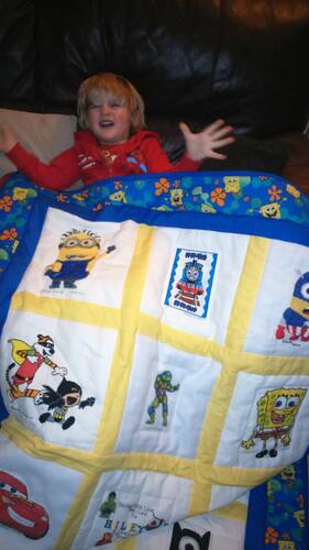 Photo of Riley Js quilt
