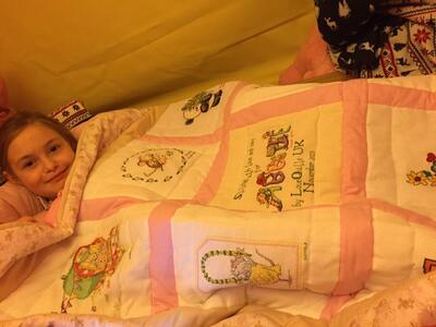 Photo of Abbie Es quilt
