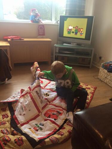 Photo of Samuel As quilt