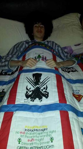 Photo of Jonathan Ms quilt