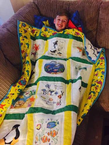 Photo of Billy Ls quilt