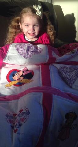 Photo of Molly-Blues quilt