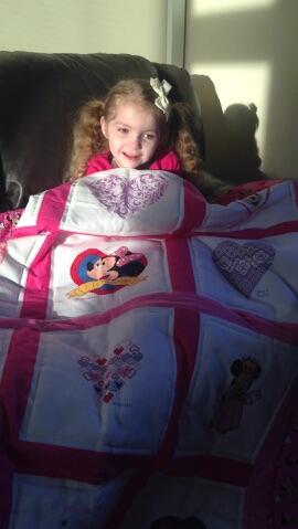 Photo of Molly-Blues quilt