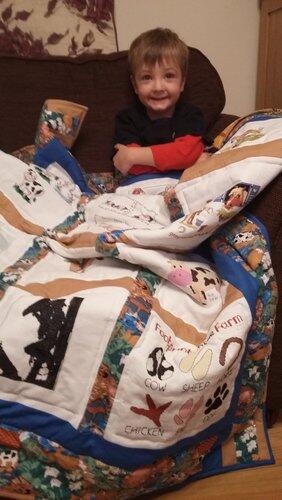 Photo of Henry Ws quilt