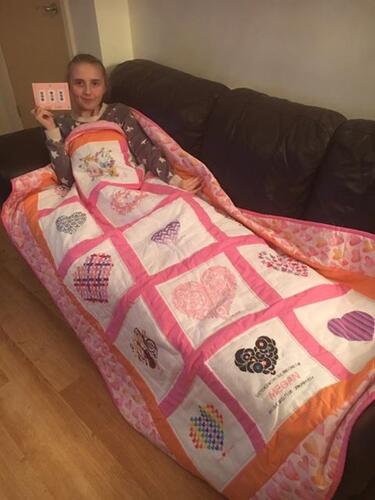 Photo of Megan Ts quilt