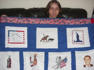 Photo of Robert Ss quilt