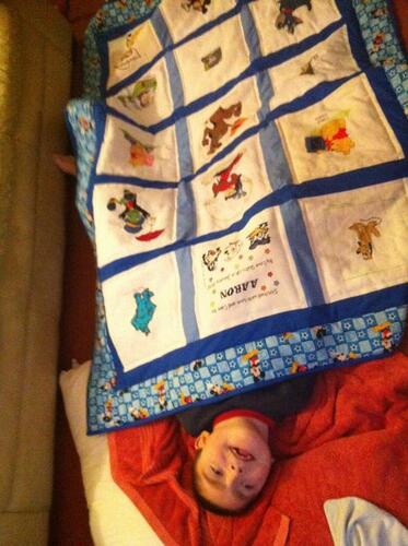 Photo of Aaron Fs quilt