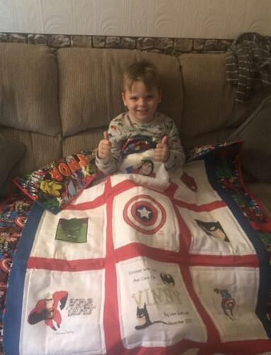Photo of Vinny Bs quilt