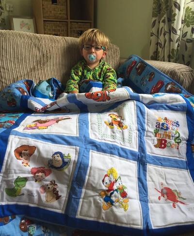 Photo of Zachary Ps quilt