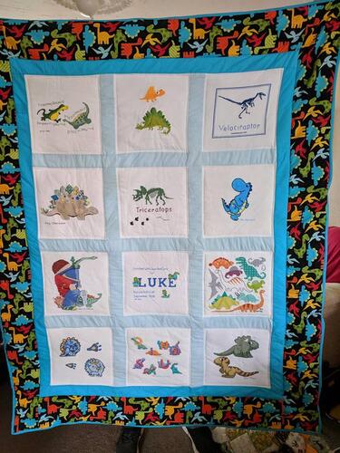 Photo of Luke Bs quilt