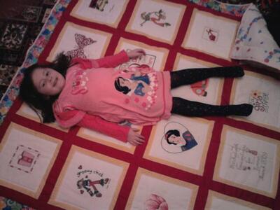 Photo of Summer Ps quilt