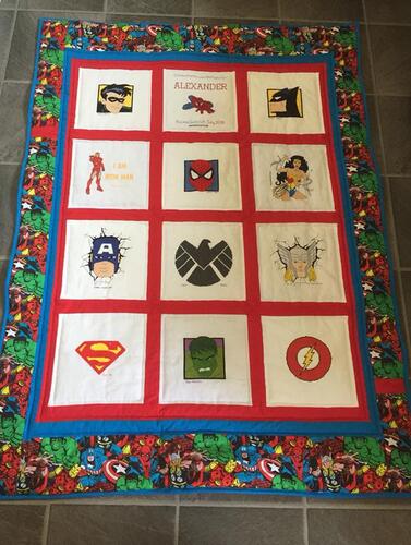 Photo of Alexanders quilt
