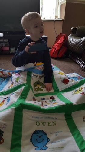Photo of Owen Cs quilt