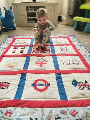 Photo of Reggie As quilt