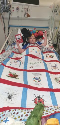 Photo of Oscar Es quilt