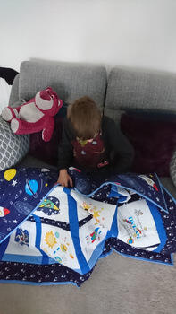 Photo of Dylan Js quilt
