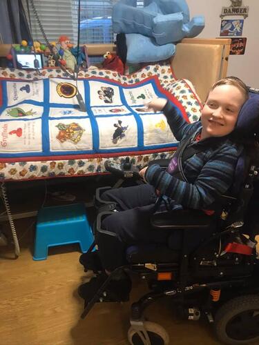 Photo of Tom Bs quilt