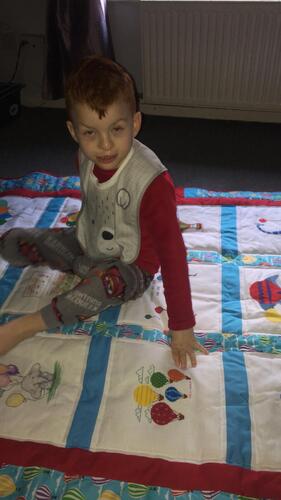 Photo of Aiden Ks quilt