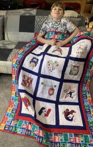 Photo of Jayden Gs quilt