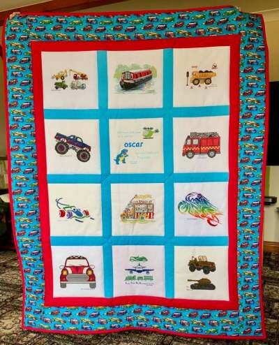 Photo of Oscar Hs quilt