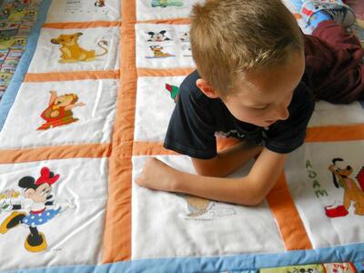 Photo of Adam Gs quilt