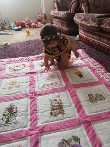 Photo of Bonnie-Roses quilt