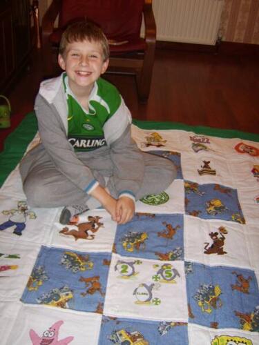 Photo of Ben Cs quilt