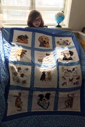 Photo of Charlie Rs quilt